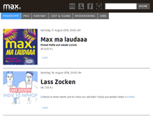 Tablet Screenshot of max-flensburg.de
